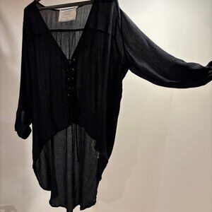 Flowy, Roomy High Low Boho Top